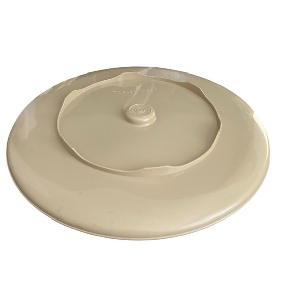 Vintage Tupperware Chip Dip Serve Tray Relish Bowl #492-5 & Lid #238-32 Set - Picture 3 of 3